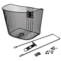 kerékpáros első kosár sűrű hálós