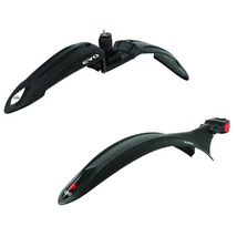 Polisport első-hátsó sárvédő szett EXPANDER gyerek 20/24&quot;, 55 mm széles, csavaros, fekete