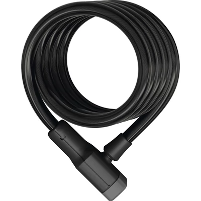 ABUS spirál lakat Booster 6512K/180/12, fekete AB 13400