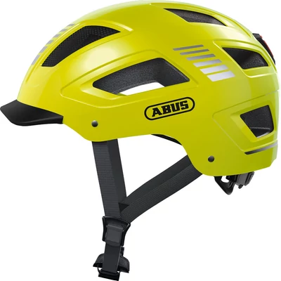 ABUS kerékpáros városi sisak Hyban 2.0, ABS, signal yellow, M (52-58 cm)