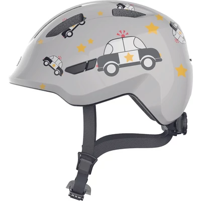 ABUS kerékpáros gyerek sisak Smiley 3.0, In-Mold, grey police, M (50-55 cm)