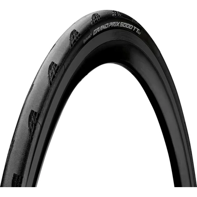 Continental országúti kerékpáros külső gumi 28-622 Grand Prix 5000 TT TR 700x28C, tubeless ready, fekete/fekete, Skin hajtogathatós