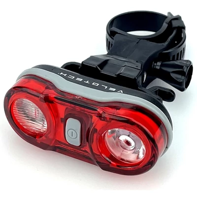 VELOTECH 2 LED hátsó villogó